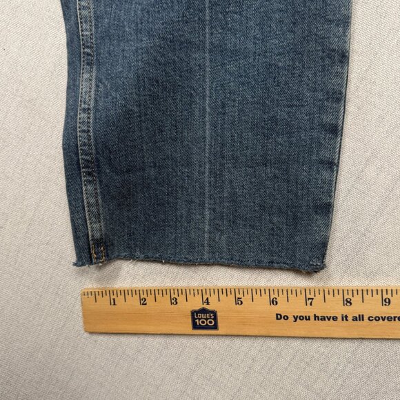 Everlane The Way High Jean Straight Leg Medium Wash Organic Cotton Denim Size 26 - Picture 9 of 13